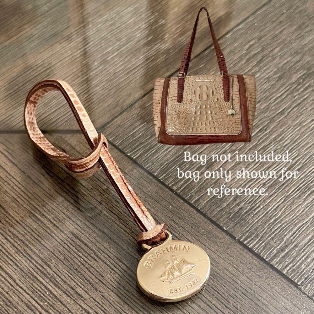 Brahmin Asher Williamette Croc Leather Tote Replacement Bag Charm